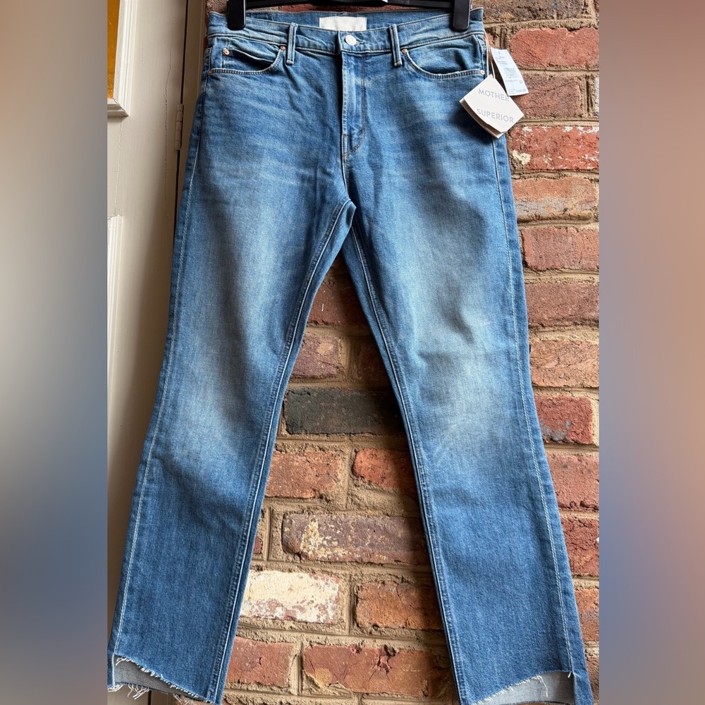 MOTHER NWT Mid-Rise Dazzler Ankle Something to Remember Sz30